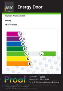 CP 68 Sliding Door Cert