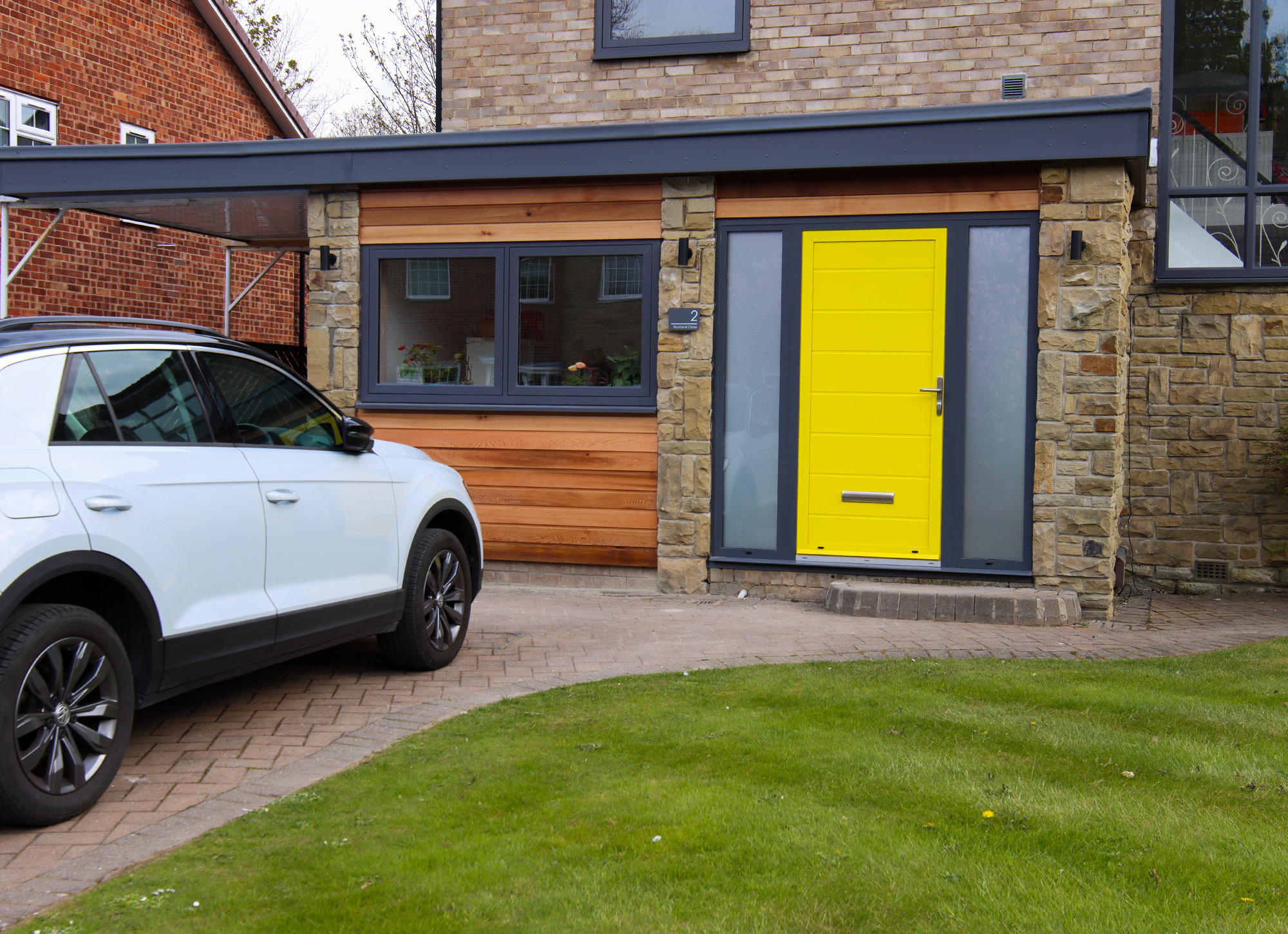 Custom Designed Aluminium Front Doors