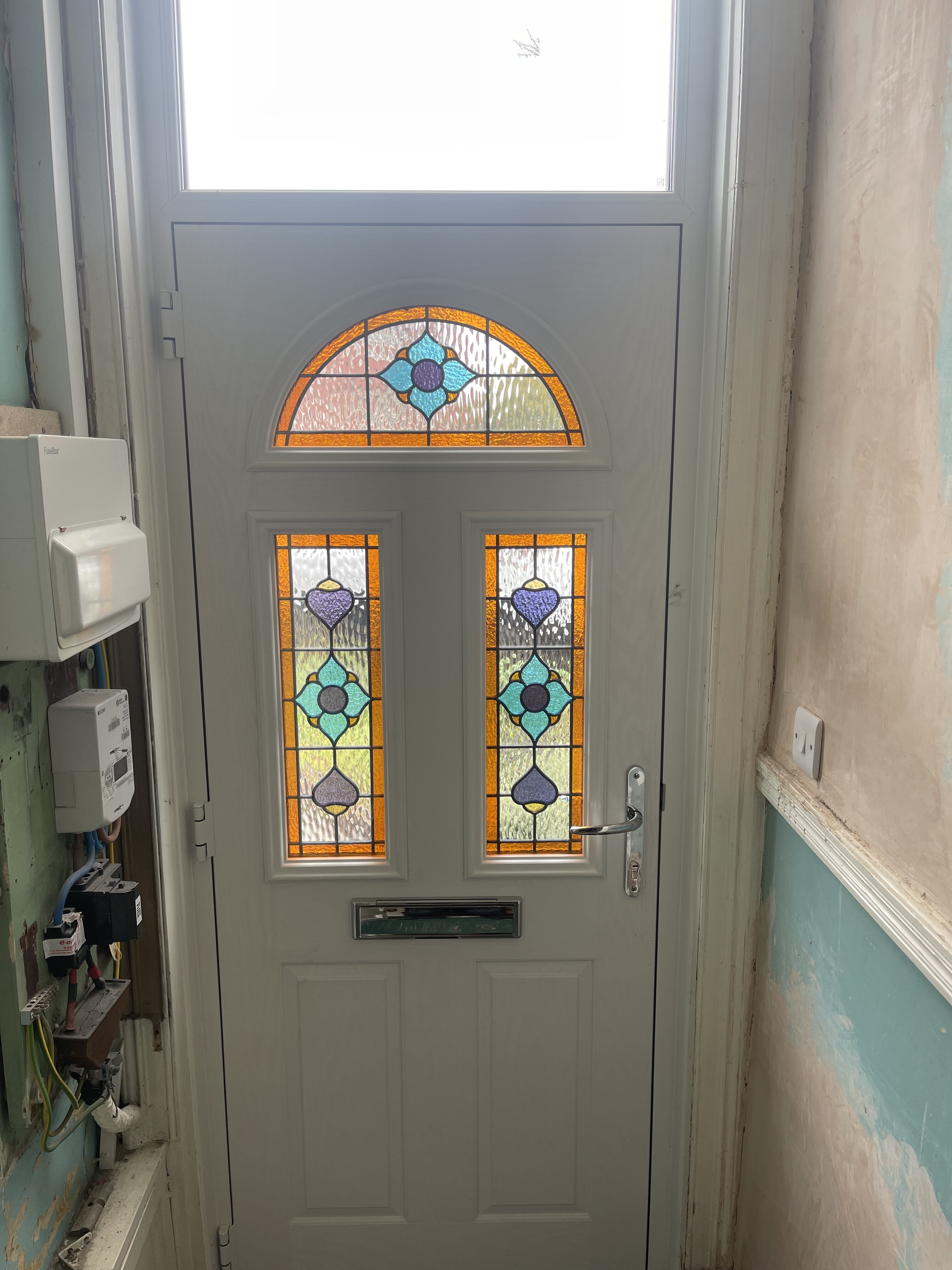 Dorchester Amber traditional front composite door