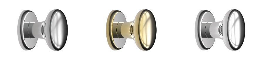 Stainless steel door knobs