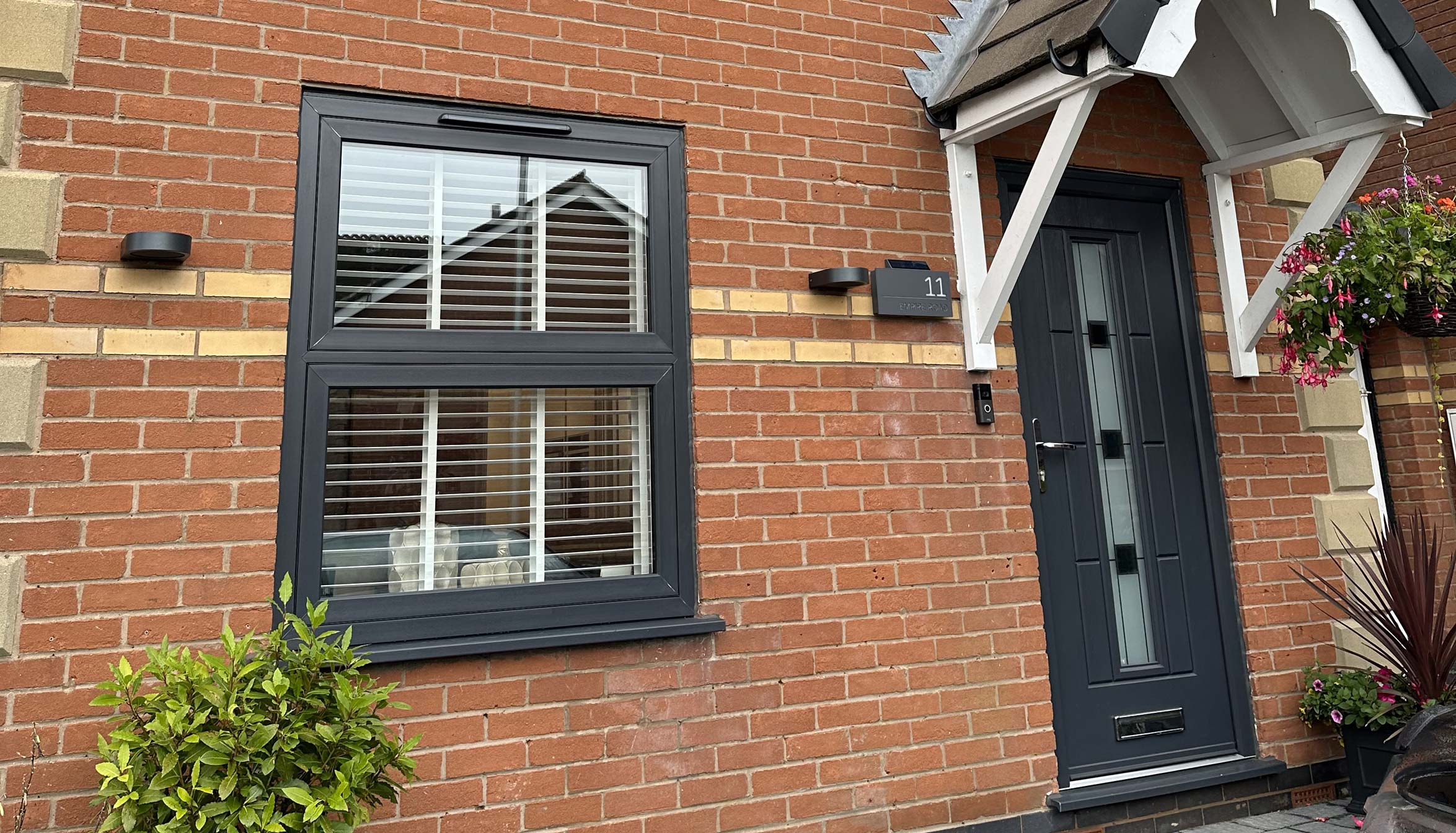 Black uPVC Flush Window Gallery